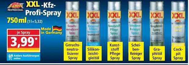 XXL-Kfz-Profi-Spray 750ml - Made in Germany