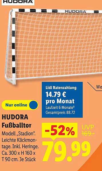 HUDORA Fußballtor Modell „Stadion“