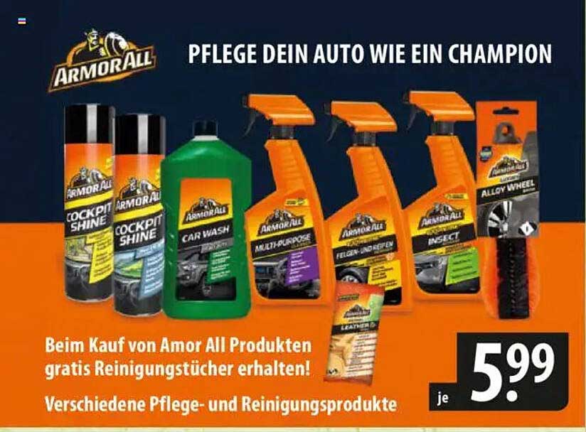 Armor All Pflege- und Reinigungsprodukte