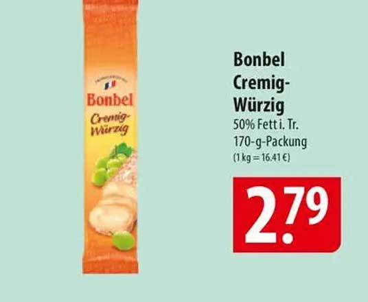 Bonbel Cremig-Würzig 170-g-Packung