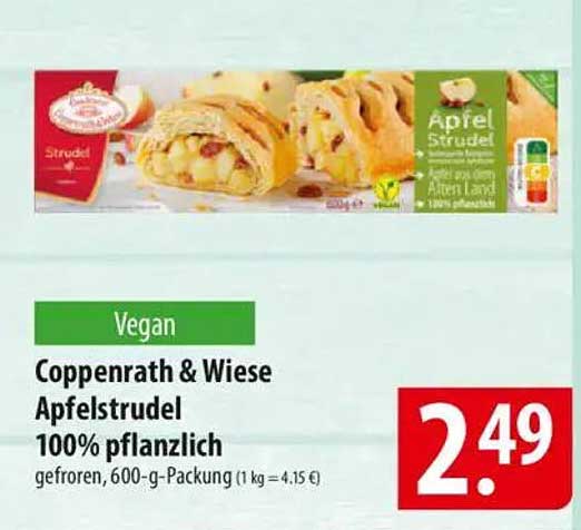 Coppenrath & Wiese Apfelstrudel 100% pflanzlich