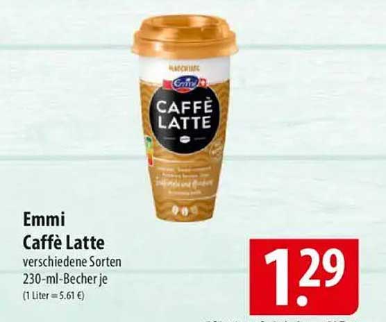 Emmi Caffè Latte verschiedene Sorten 230-ml-Becher