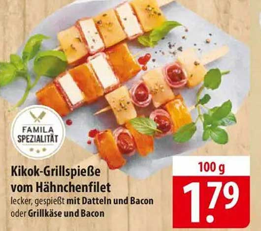 Kikok-Grillspieße vom Hähnchenfilet