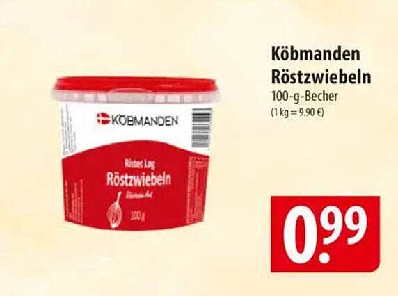 Köbmanden Röstzwiebeln 100-g-Becher
