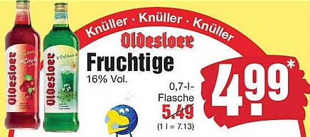 Oldesloer Fruchtige 16% Vol. - Erfrischender Genuss in der Flasche