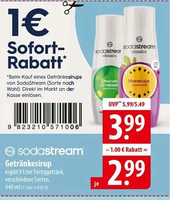 SodaStream Getränkesirup
