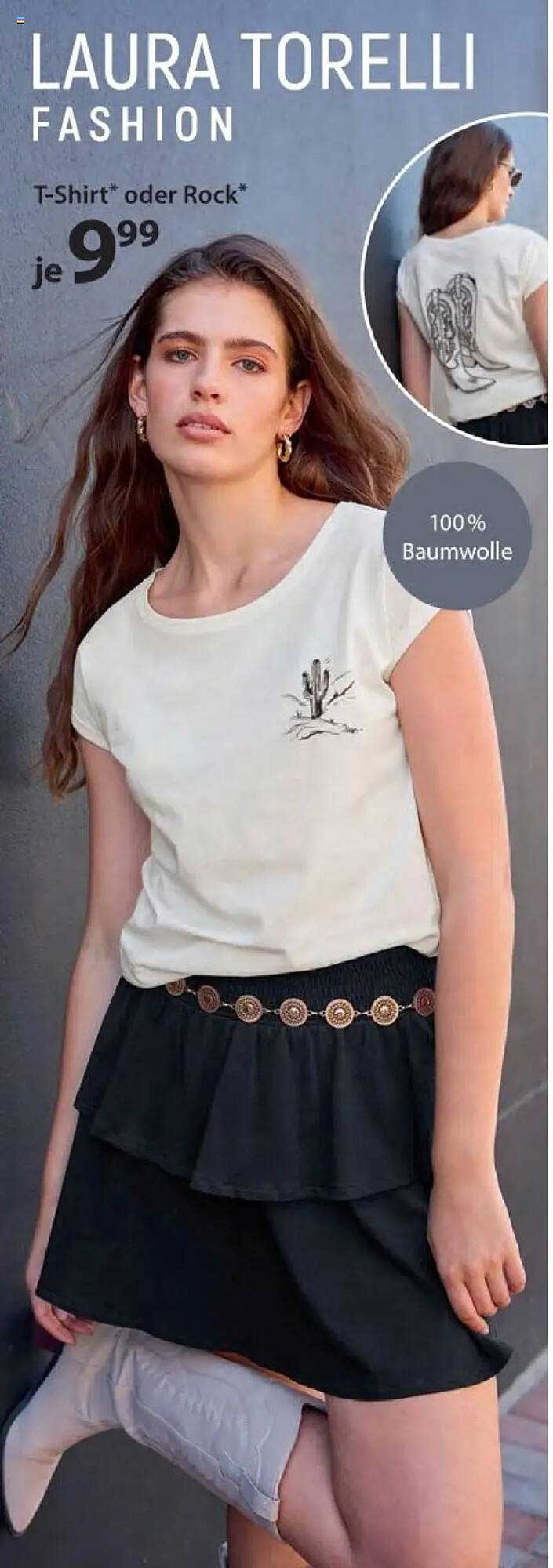 T-Shirt oder Rock von Laura Torelli für je 9,99 €