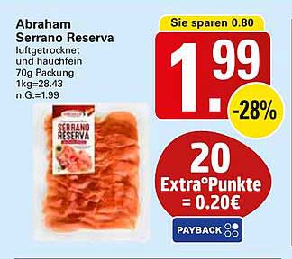 Abraham Serrano Reserva - luftgetrocknet und hauchfein