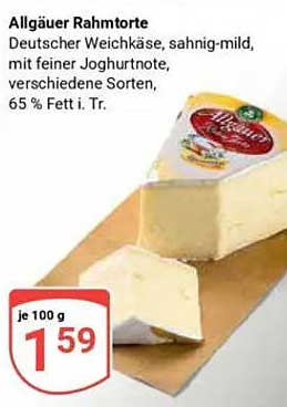Allgäuer Rahmtorte – Deutscher Weichkäse, sahnig-mild