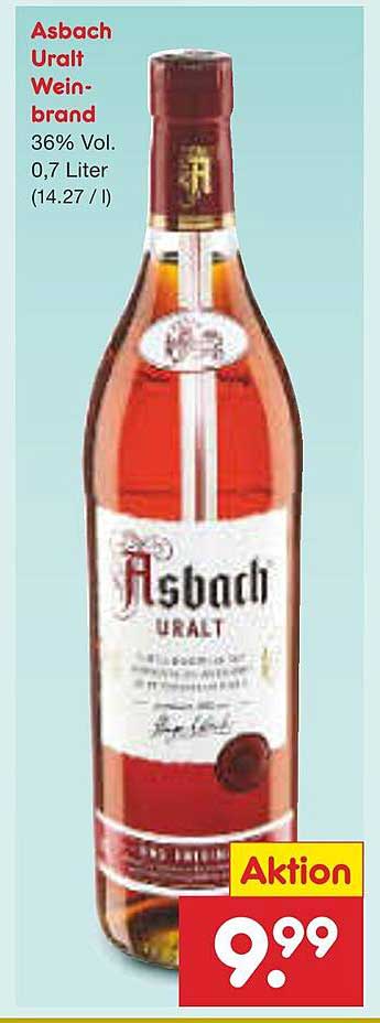 Asbach Uralt Weinbrand 0,7 Liter