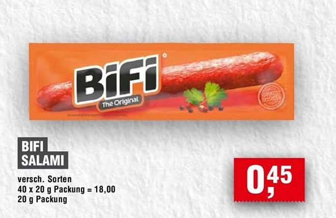 Bifi Salami - Verschiedene Sorten zum Sparpreis!
