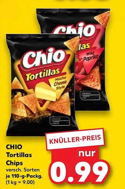 CHIO Tortillas Chips - verschiedene Sorten