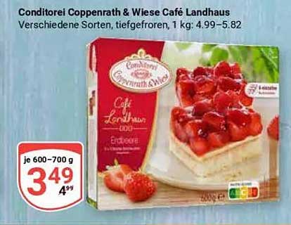 Conditorei Coppenrath & Wiese Café Landhaus - verschiedene Sorten, tiefgefroren