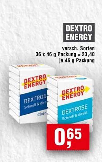 DEXTRO ENERGY Dextrose 36 x 46 g Packung