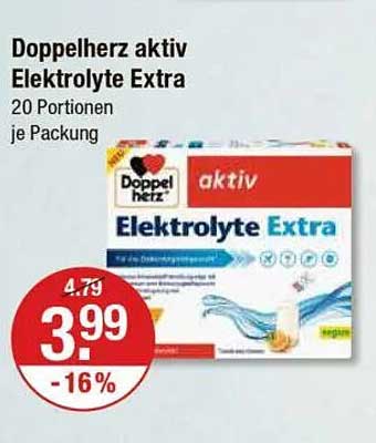 Doppelherz aktiv Elektrolyte Extra - 20 Portionen je Packung