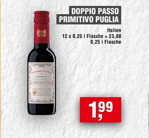 Doppio Passo Primitivo Puglia 0,25 L Flasche