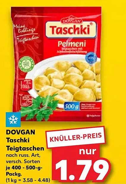 DOVGAN Taschki Teigtaschen 500 g