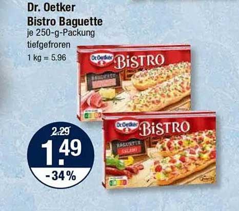 Dr. Oetker Bistro Baguette - je 250-g-Packung