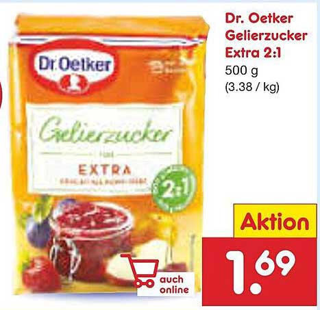 Dr. Oetker Gelierzucker Extra 2:1