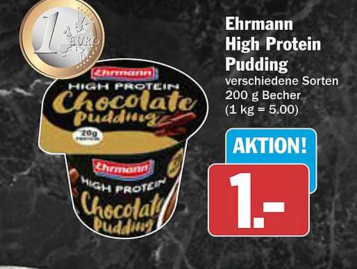 Ehrmann High Protein Pudding - verschiedene Sorten 200 g Becher