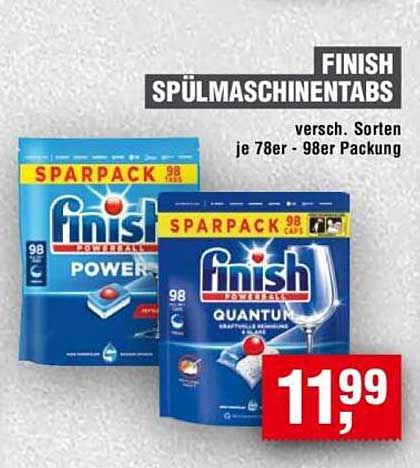 FINISH Spülmaschinentabs 98er Packung