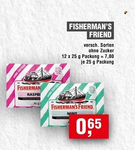 FISHERMAN'S FRIEND - verschiedene Sorten ohne Zucker