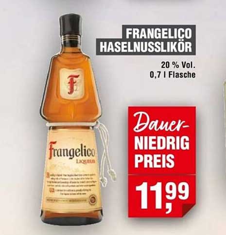 Frangelico Haselnusslikör 0,7 l