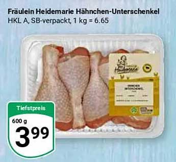 Fräulein Heidemarie Hähnchen-Unterschenkel