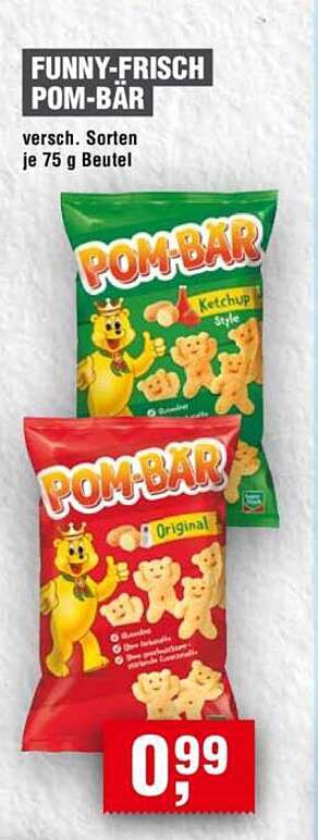FUNNY-FRISCH POM-BÄR - Verschiedene Sorten je 75 g Beutel