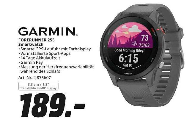 GARMIN Forerunner 255 Smartwatch