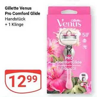 Gillette Venus Pro Comfort Glide Handstück + 1 Klinge