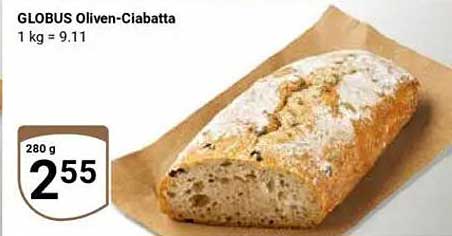 GLOBUS Oliven-Ciabatta - Knuspriger Genuss für jeden Tag
