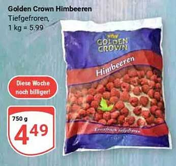 Golden Crown Himbeeren 750 g