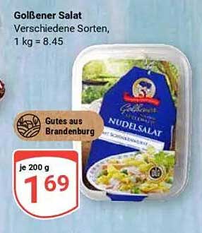 Golßener Salat – Verschiedene Sorten, 200 g für nur 1,69 €