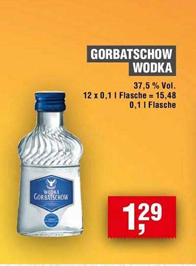 Gorbatschow Wodka 0,1 l