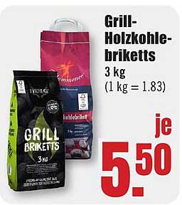 Grill-Holzkohlebriketts 3 kg