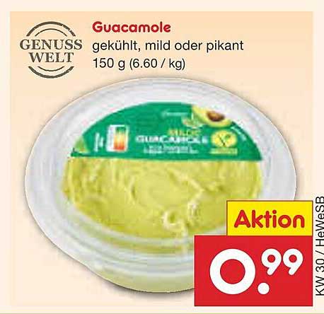 Guacamole - gekühlt, mild oder pikant