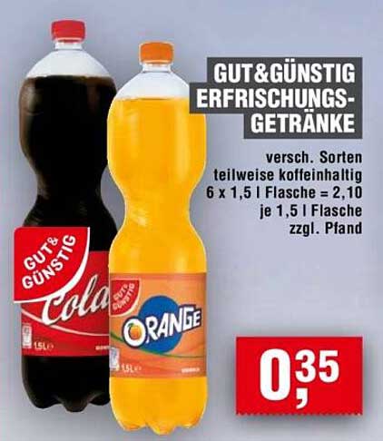 GUT & GÜNSTIG Erfrischungs-Getränke