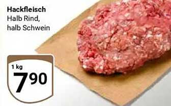 Hackfleisch Halb Rind, halb Schwein