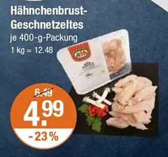 Hähnchenbrust-Geschnetzeltes je 400-g-Packung