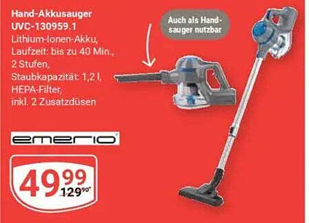 Hand-Akkusauger UVC-130959.1