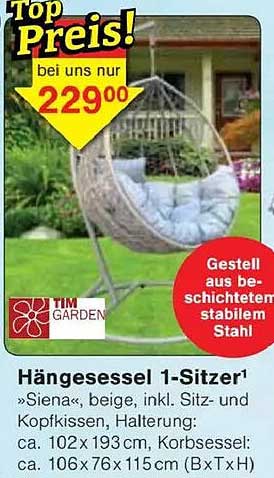 Hängesessel 1-Sitzer »Siena«