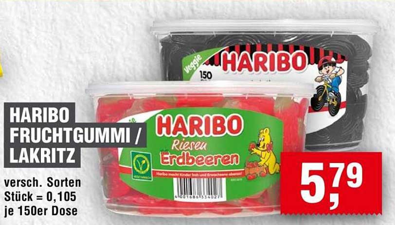 HARIBO Fruchtgummi / Lakritz