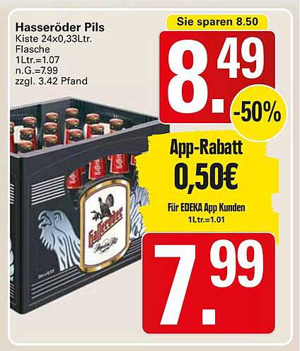Hasseröder Pils Kiste 24x0,33Ltr.