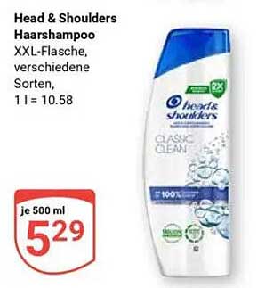 Head & Shoulders Haarshampoo XXL-Flasche, verschiedene Sorten