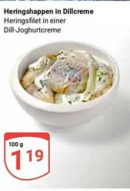Heringshappen in Dillcreme