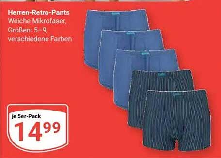 Herren-Retro-Pants – Weiche Mikrofaser in verschiedenen Farben