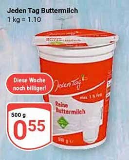 Jeden Tag Buttermilch 500 g