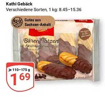 Kathi Gebäck Bären Tatzen, verschiedene Sorten, 110-175 g