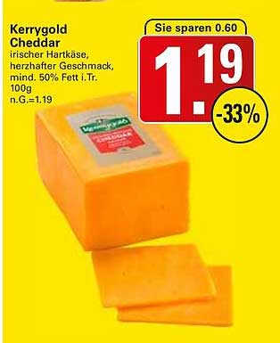 Kerrygold Cheddar – irischer Hartkäse
